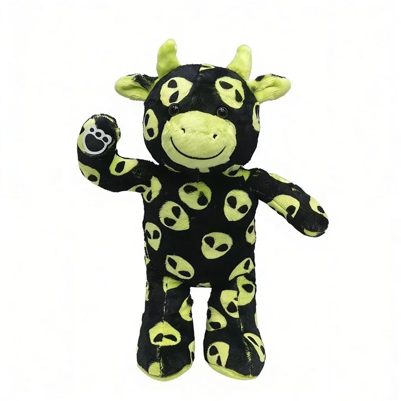 Alien Cow Plush Toy Glow in The Dark Green Space Cow Stuffed Animal Cute UFO Cow Plushie
Alien Cow Plush Toy Glow in The Dark Green Space Cow Stuffed Animal Cute UFO Cow Plushie