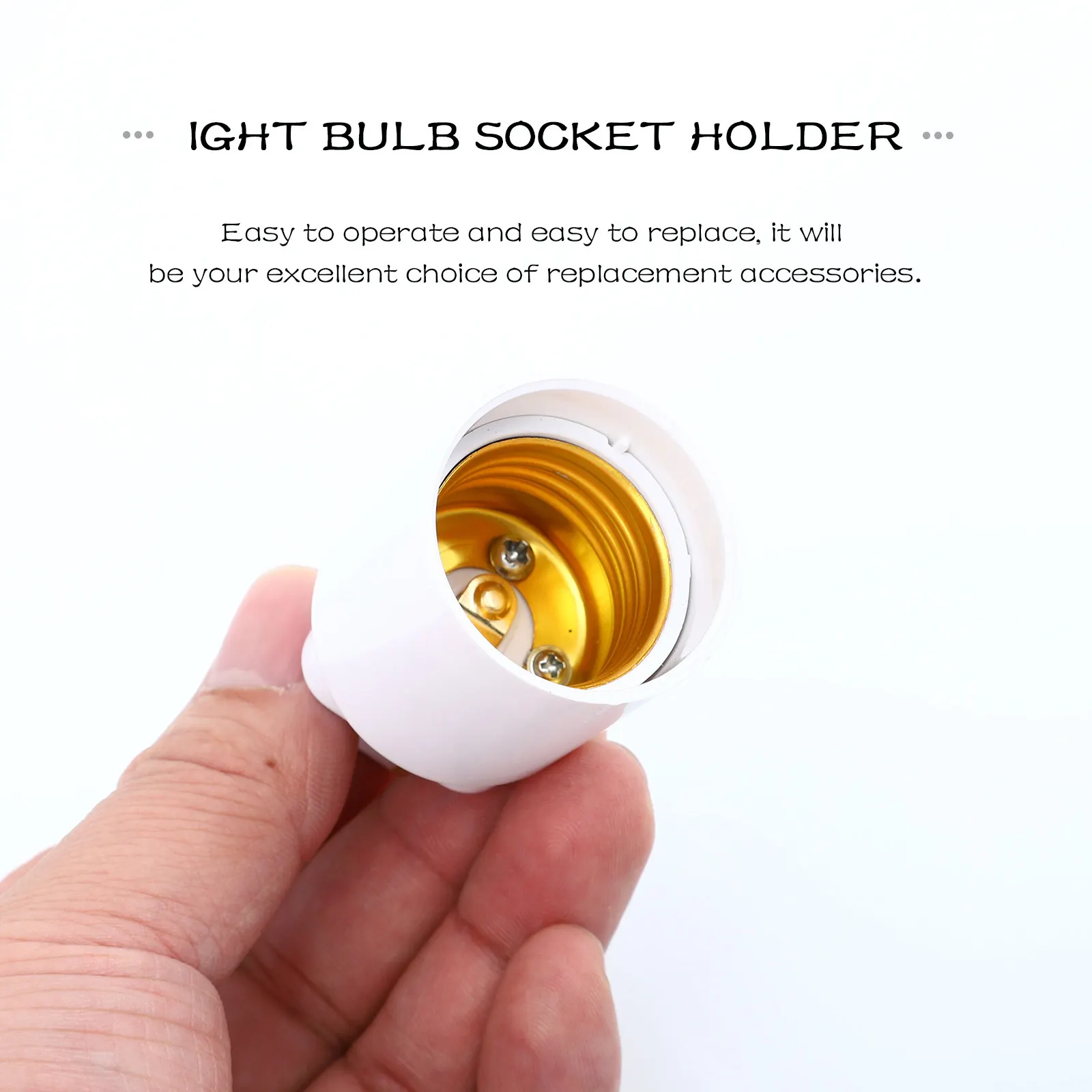 4Pcs to E27 Light Socket Adapter Converter 2 Pin Bulb for LED Halogen Filament Lamps Sturdy Nickel Plated Pins
4Pcs to E27 Light Socket Adapter Converter 2 Pin Bulb for LED Halogen Filament Lamps Sturdy Nickel Plated Pins