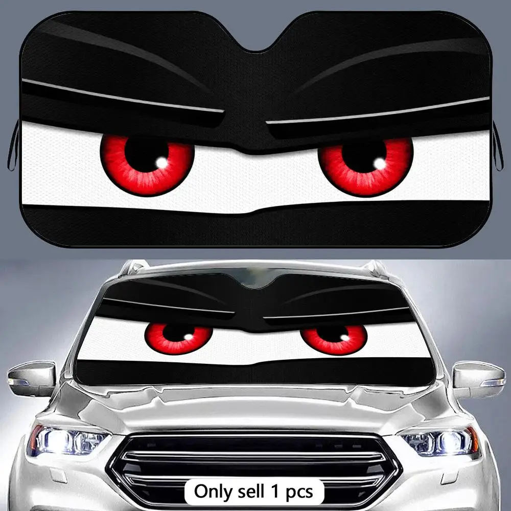 Suspicious Car Eyes Sun Visor Aluminum Foil Windshield Sunshade with Reflective UV Block Heat Insulation Foldable Universal Fit
Suspicious Car Eyes Sun Visor Aluminum Foil Windshield Sunshade with Reflective UV Block Heat Insulation Foldable Universal Fit