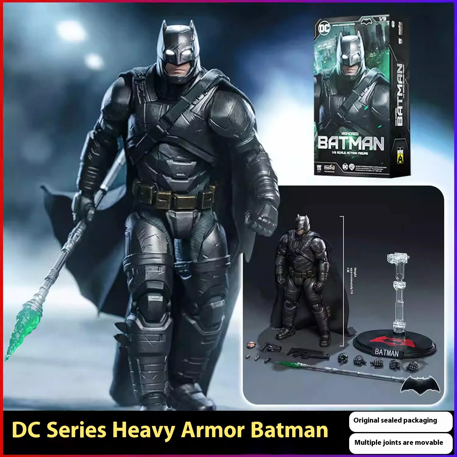 Fondjoy DC Batman Full Series BVS Movie Character Model 19cm Limited Edition Head Sculpt Action Figures Collectible Boy Gift
Fondjoy DC Batman Full Series BVS Movie Character Model 19cm Limited Edition Head Sculpt Action Figures Collectible Boy Gift