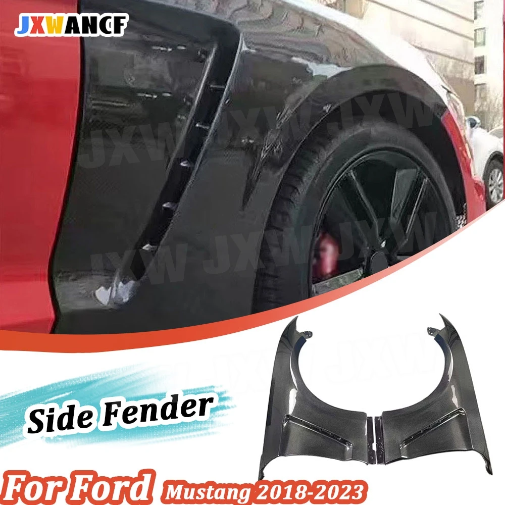 JXWANCF for Ford Mustang 2018-2023 Real Carbon Fiber Car Front Bumper Side Fender Fin Splitters Spoiler FRP
JXWANCF for Ford Mustang 2018-2023 Real Carbon Fiber Car Front Bumper Side Fender Fin Splitters Spoiler FRP