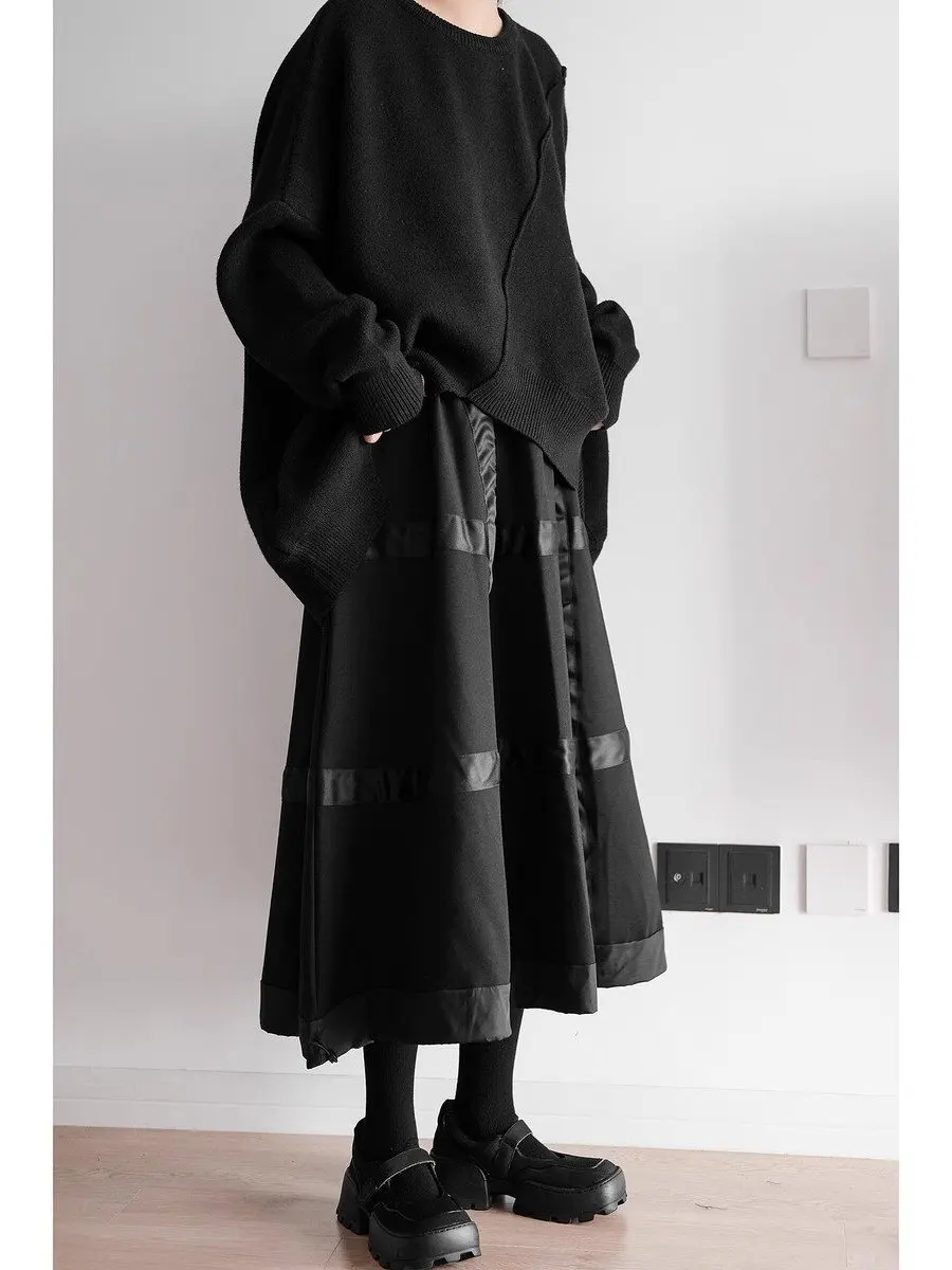 Необычный свободный однотонный вязаный свитер, маленький дизайн, повседневная хлопковая футболка с длинным светом, круглая футболка средней длины
Необычный свободный однотонный вязаный свитер, маленький дизайн, повседневная хлопковая футболка с длинным светом, круглая футболка средней длины