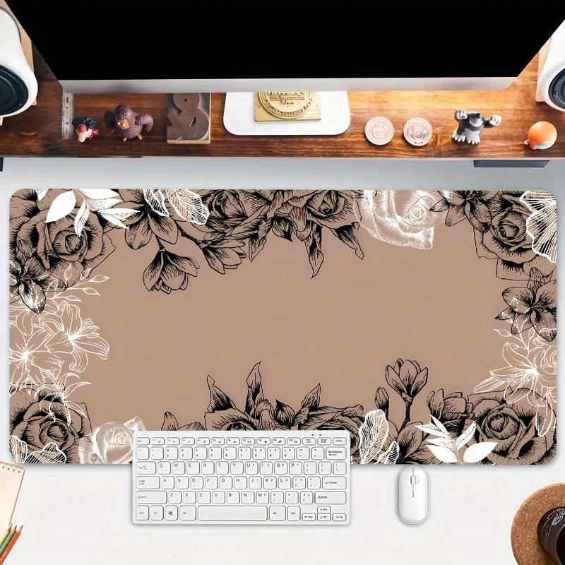 Brown Flowers Mouse Pad Large Game Computer HD Keyboard Pad Art Desk Mat Rubber Non-Slip Office Mousepad Table Accessories Gift
Brown Flowers Mouse Pad Large Game Computer HD Keyboard Pad Art Desk Mat Rubber Non-Slip Office Mousepad Table Accessories Gift