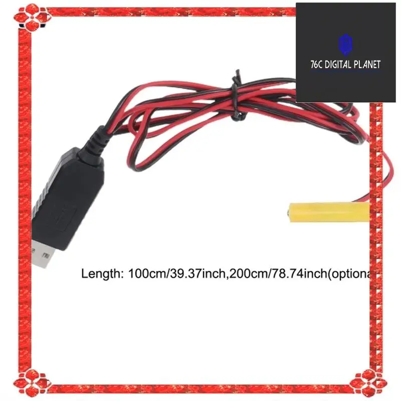 24-Hour Delivery USB 5V To 3V LR03 AAA Dummy Battery Eliminators Cable For Remote Control Radio LED Light
24-Hour Delivery USB 5V To 3V LR03 AAA Dummy Battery Eliminators Cable For Remote Control Radio LED Light