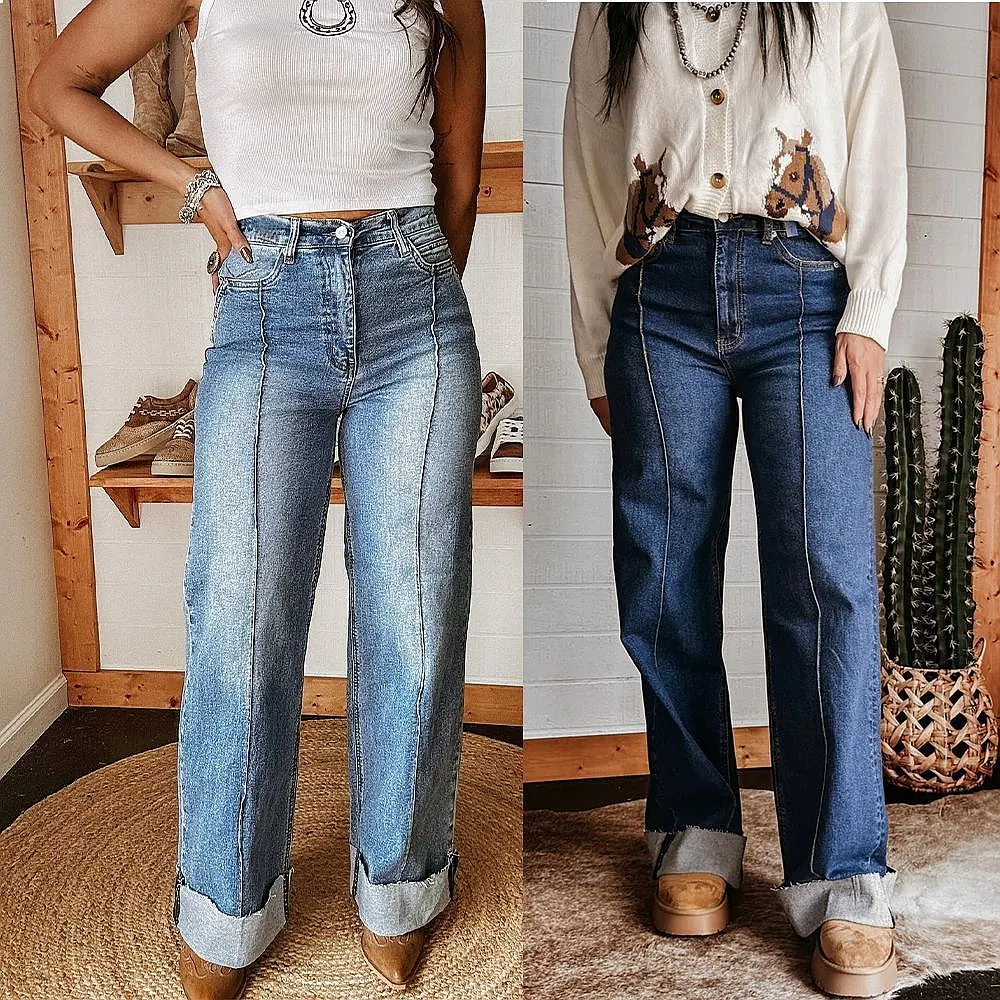 Women Denim Jeans Mid Waist Straight Leg Stretchy Street Style Jeans Spring Summer
Women Denim Jeans Mid Waist Straight Leg Stretchy Street Style Jeans Spring Summer
