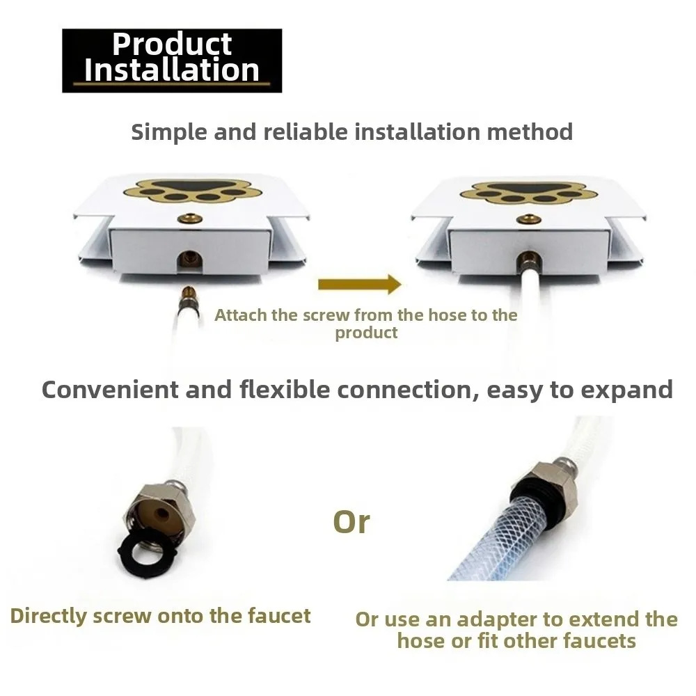 New Adjustable Dog Sprinkler Water Fountain Durable Dog Supplies Pressure Pet Feeder Easy to Install Dog Water Fountain Outdoor
New Adjustable Dog Sprinkler Water Fountain Durable Dog Supplies Pressure Pet Feeder Easy to Install Dog Water Fountain Outdoor