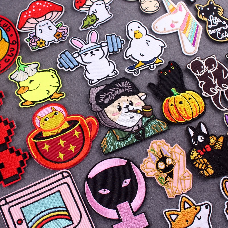 Cartoon Patch Iron On Patches On Clothes Cute Animal Patches For Clothing Stickers DIY Funny Cat Embroidery Patch For Clothes
Cartoon Patch Iron On Patches On Clothes Cute Animal Patches For Clothing Stickers DIY Funny Cat Embroidery Patch For Clothes