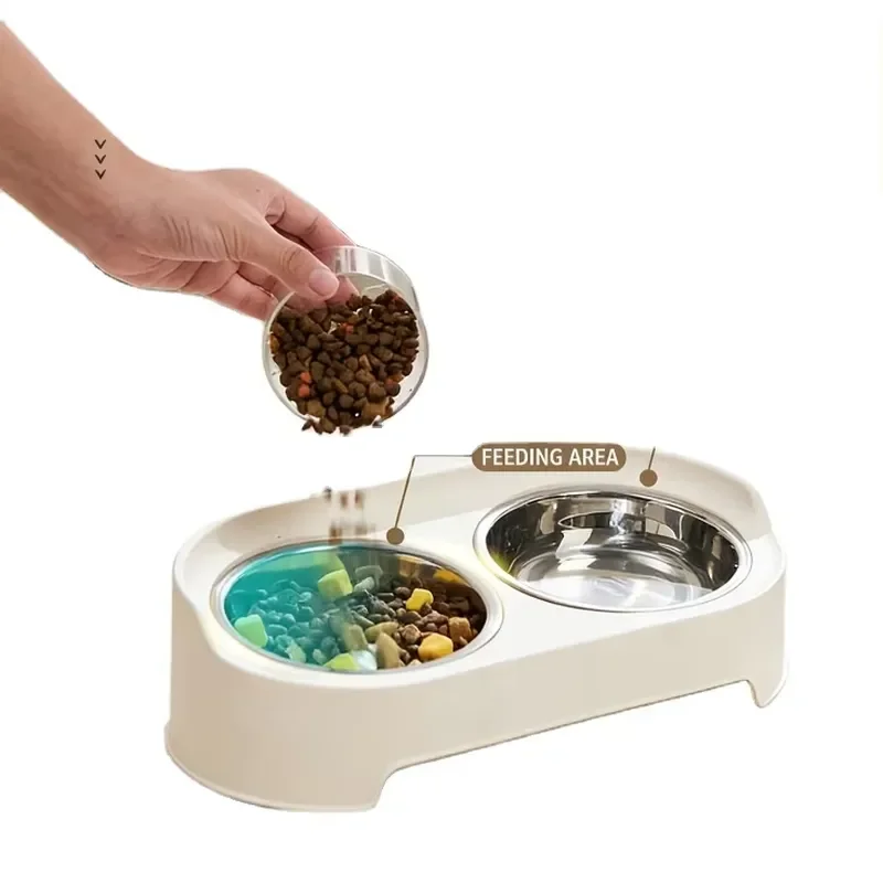 Portable Stainless Steel Waterproof Dog and Small Animals Feeder with Two Bowls Animal Print Design for Indoor Travel Use
Portable Stainless Steel Waterproof Dog and Small Animals Feeder with Two Bowls Animal Print Design for Indoor Travel Use