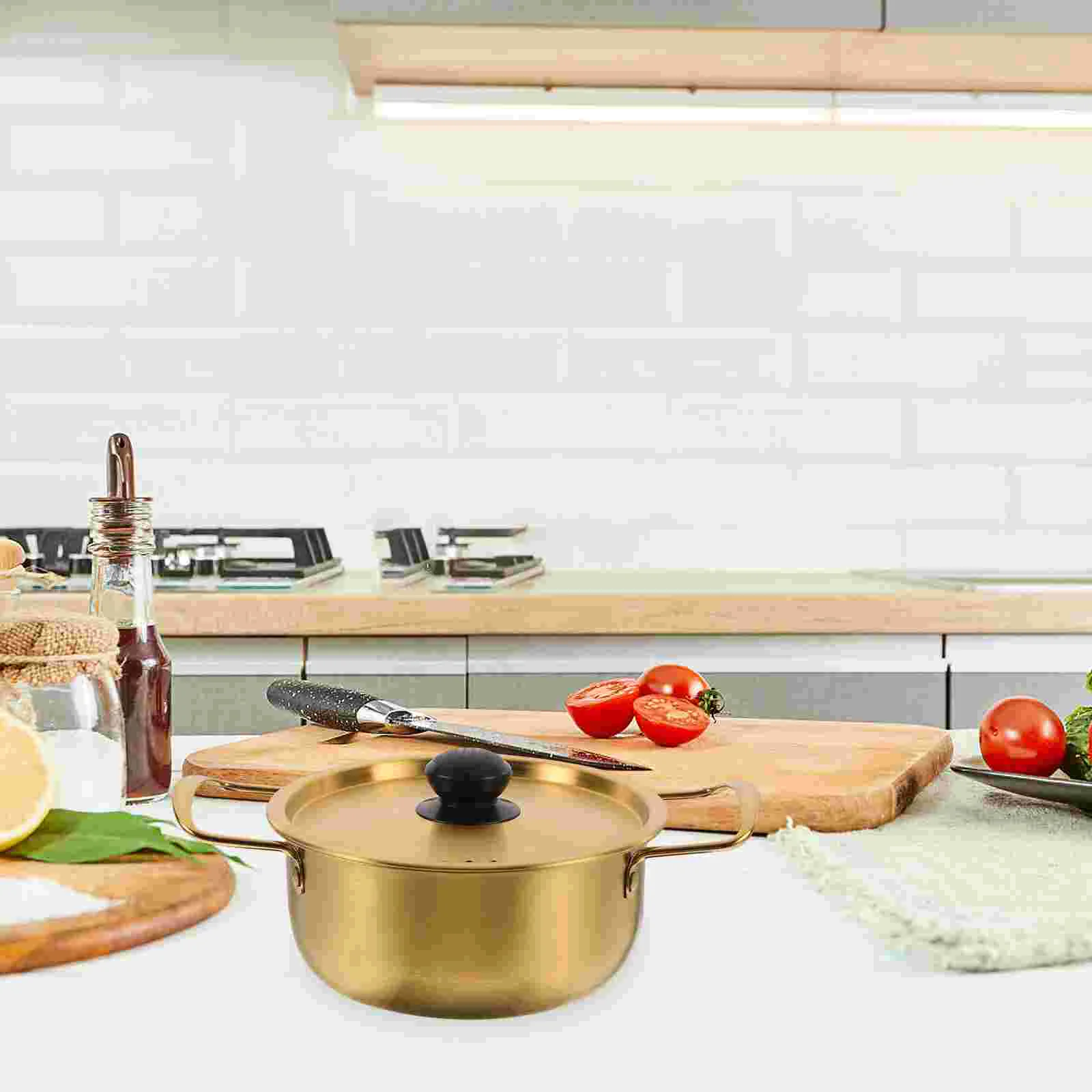 Instant Noodle Pot Big Pots for Cooking Korean Ramen Chafing Dish Gold Saucepans Large
Instant Noodle Pot Big Pots for Cooking Korean Ramen Chafing Dish Gold Saucepans Large