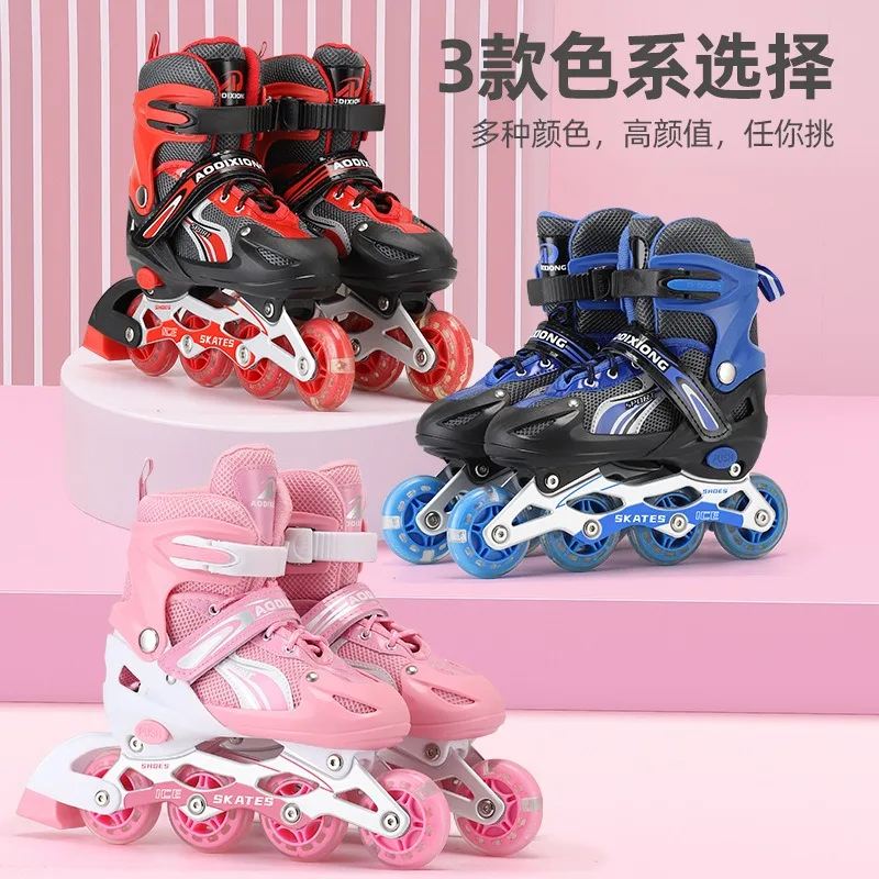 Adjustable Inline Roller Skate Shoes Professional Flashing Sliding Sneaker Outdoor Racing Speed Skating 4 Wheels Shoes Gifts
Adjustable Inline Roller Skate Shoes Professional Flashing Sliding Sneaker Outdoor Racing Speed Skating 4 Wheels Shoes Gifts