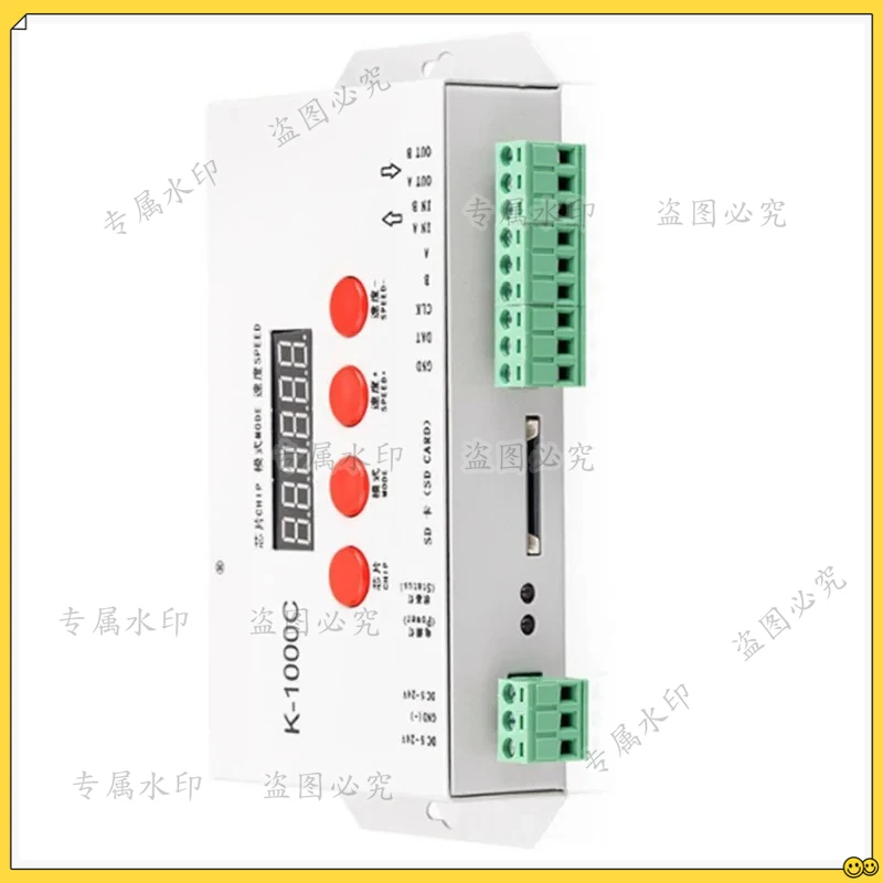 2048 Pixel Controller LED Program Controller DC5-24V K1000C WS2812B WS2811 APA102 T1000S WS2813
2048 Pixel Controller LED Program Controller DC5-24V K1000C WS2812B WS2811 APA102 T1000S WS2813