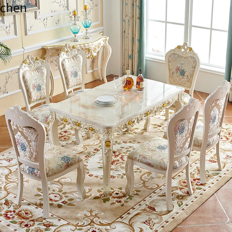 CP dining table and chair combination marble modern simple household small apartment rectangular table
CP dining table and chair combination marble modern simple household small apartment rectangular table
