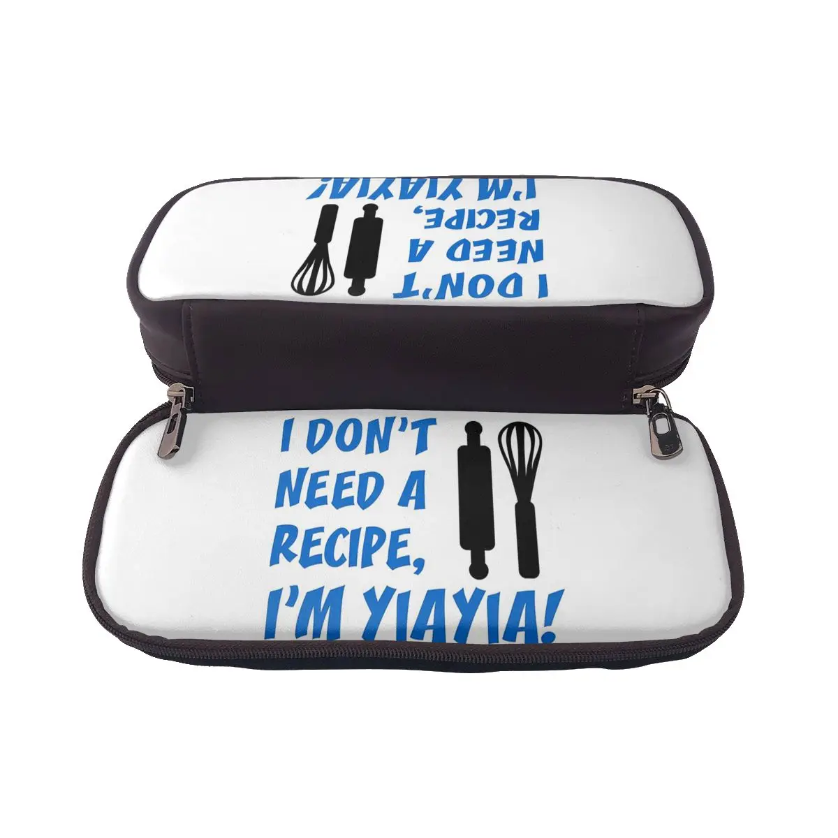 Don't Need Recipe YiaYia Greek Grandmother Leather Pencil Case for Gifts Pen Box Pencil Bag Stationery Supplies Pen Holder Bag
Don't Need Recipe YiaYia Greek Grandmother Leather Pencil Case for Gifts Pen Box Pencil Bag Stationery Supplies Pen Holder Bag