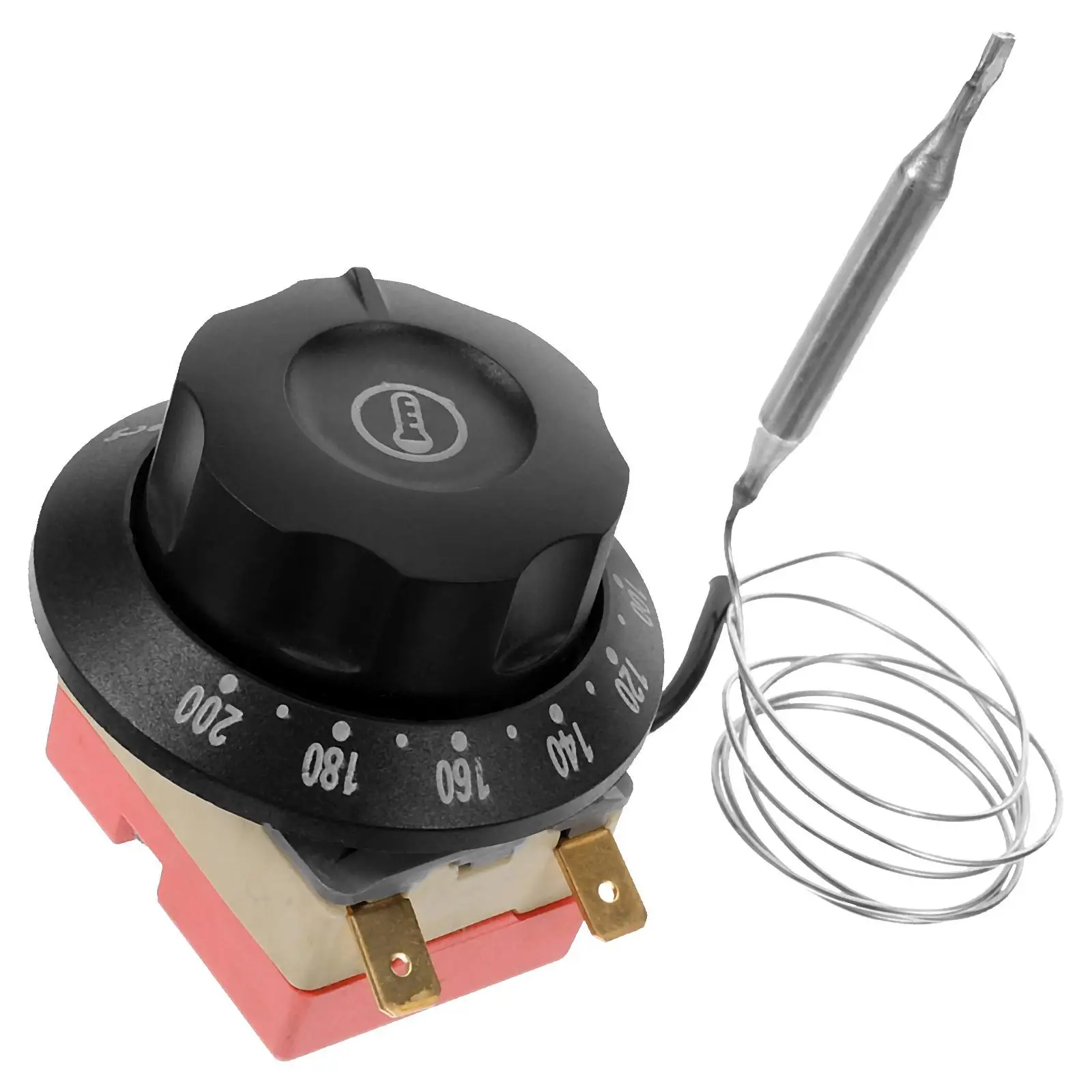 Thermostat Temperature Knob 60 200 Degrees 16A Oven Air Fryer Thermostat Control Knob Replacement
Thermostat Temperature Knob 60 200 Degrees 16A Oven Air Fryer Thermostat Control Knob Replacement