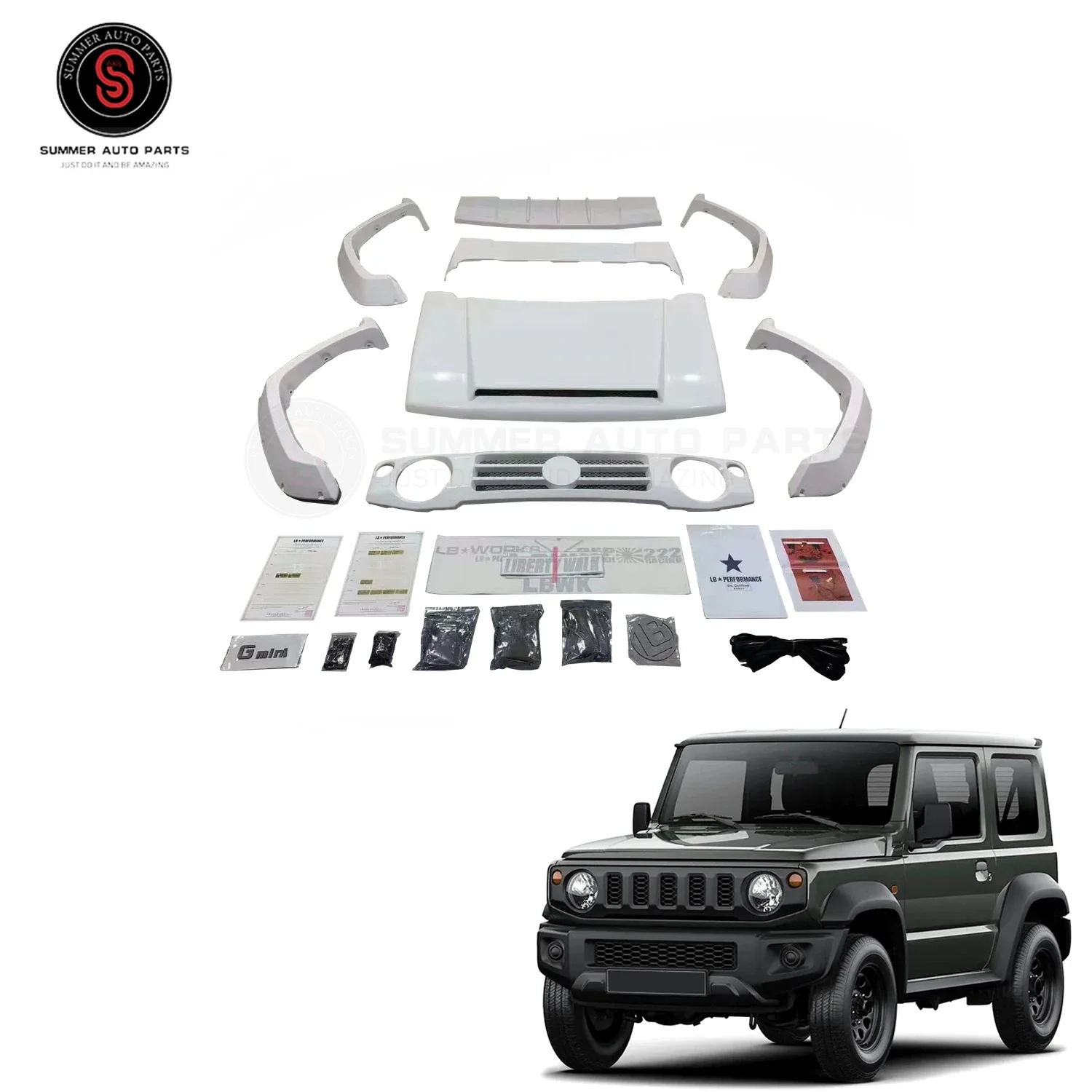 2025 STLF SCBLHigh Quality Car Auto Parts Factory Price Body Kit Lb Design For SUZUKI JIMNY 2019+
2025 STLF SCBLHigh Quality Car Auto Parts Factory Price Body Kit Lb Design For SUZUKI JIMNY 2019+