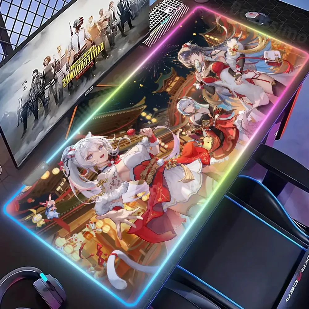 Cool Game Honkai 3 Mouse Pad RGB Cute Kiana Kaslana Gaming Mouse Pad Large Cool pc Keyboard Desk Game Rubber No-slip Mouse Mat
Cool Game Honkai 3 Mouse Pad RGB Cute Kiana Kaslana Gaming Mouse Pad Large Cool pc Keyboard Desk Game Rubber No-slip Mouse Mat