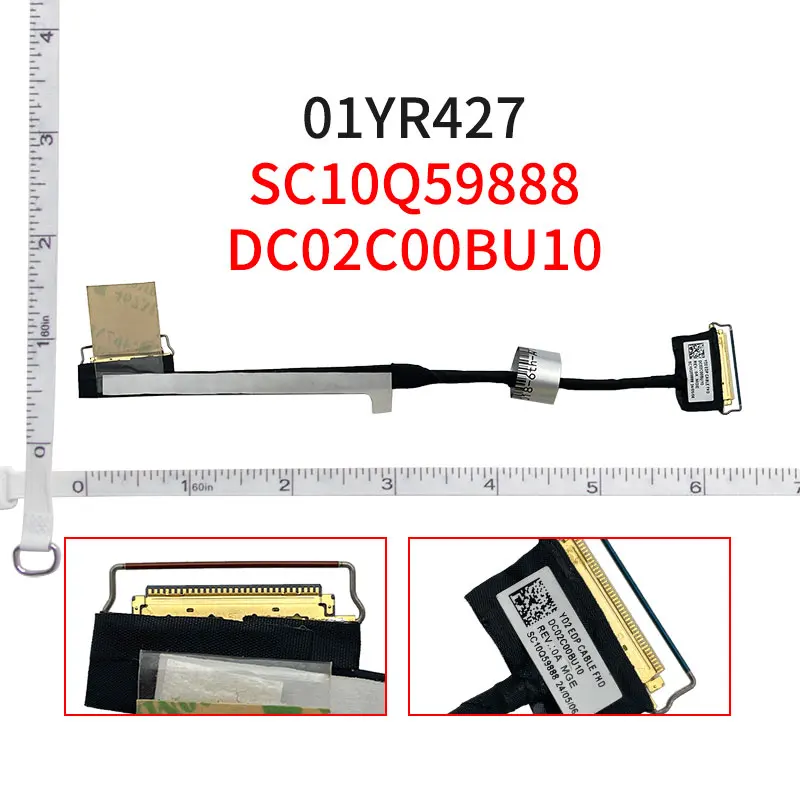 Для Lenovo X1 Carbon 2018 6th/X1 2017 Carbon 5TH 6TH 01YR427 ноутбук LED LCD LVDS видеокабель DC02C00BU10 SC10Q59888 DC02C00BU00
Для Lenovo X1 Carbon 2018 6th/X1 2017 Carbon 5TH 6TH 01YR427 ноутбук LED LCD LVDS видеокабель DC02C00BU10 SC10Q59888 DC02C00BU00