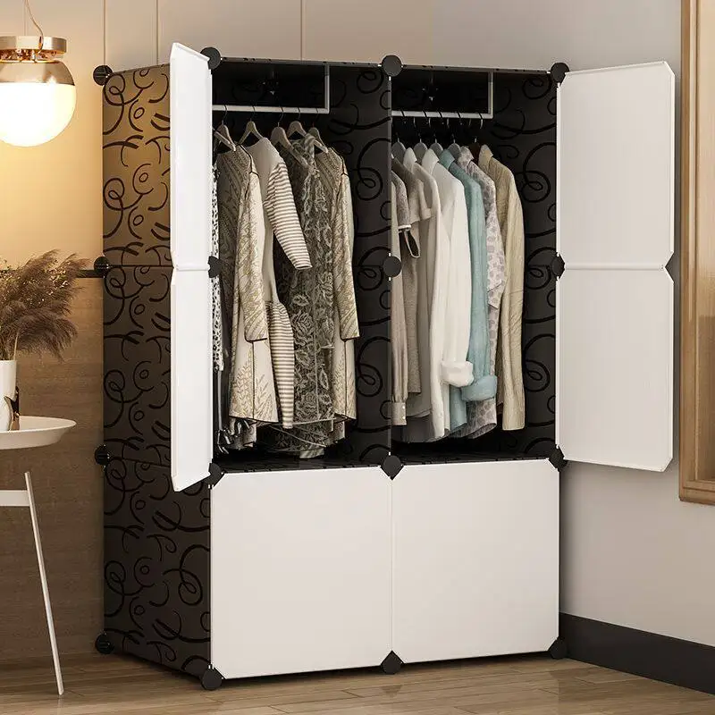 Cabinet Storage Wardrobe Organizer Bedroom Clothes Partitions Living Room Plastic Display Wardrobe Modern Ropero Home Furniture
Cabinet Storage Wardrobe Organizer Bedroom Clothes Partitions Living Room Plastic Display Wardrobe Modern Ropero Home Furniture