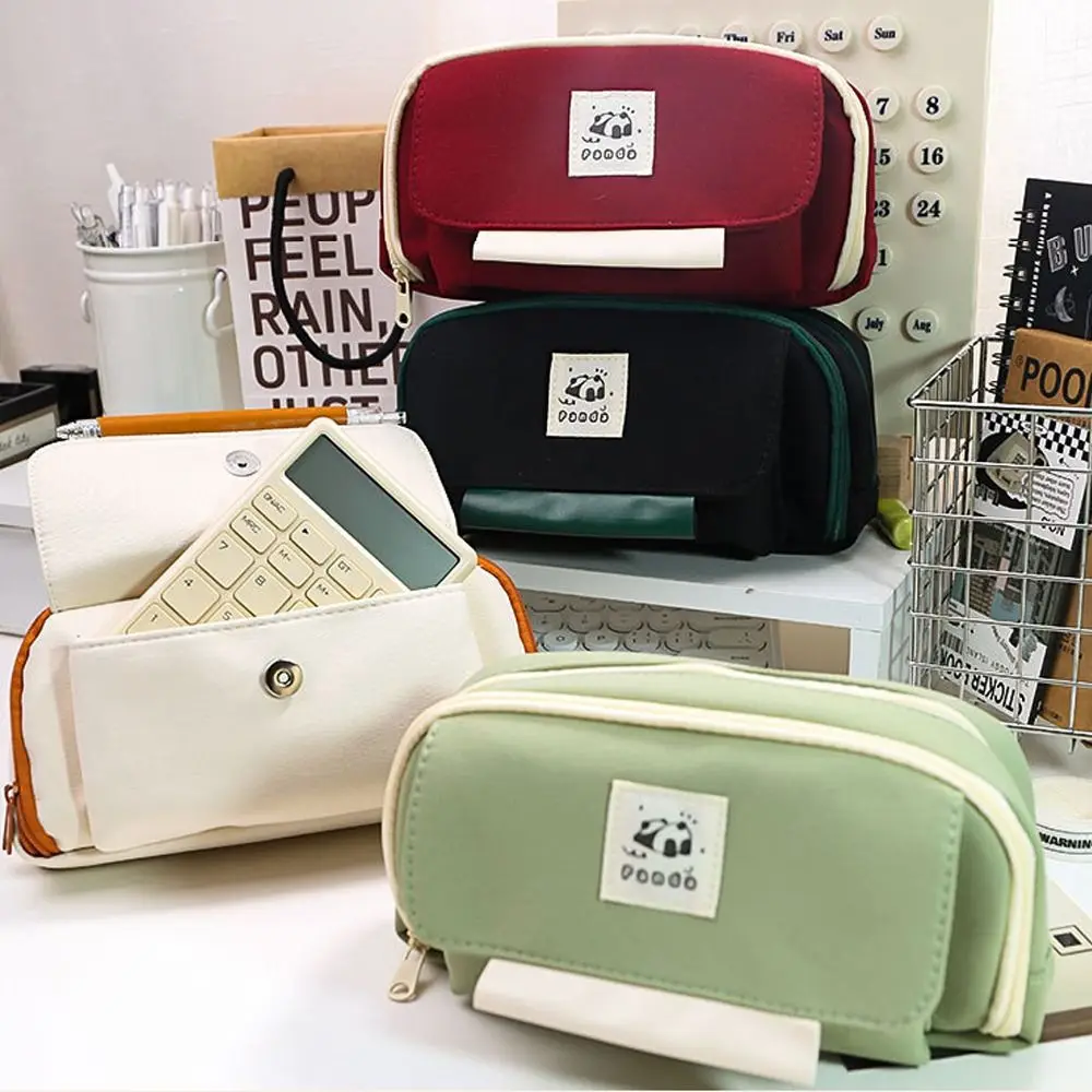 Cartoon Panda Pencil Case Portable Multilayer Stationery Bag Multifunctional Large Capacity Storage Bag School Office Supplies
Cartoon Panda Pencil Case Portable Multilayer Stationery Bag Multifunctional Large Capacity Storage Bag School Office Supplies