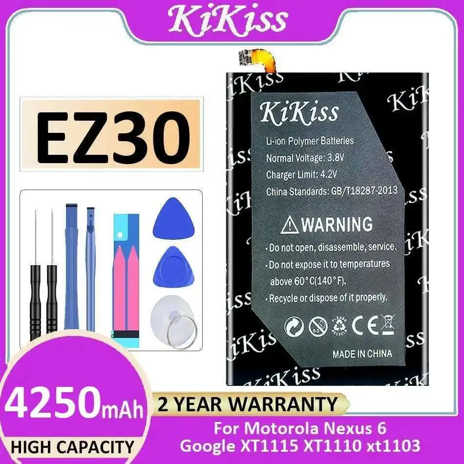 For Motorola Nexus 6 Google XT1115 XT1110 Xt1103 Nexus6 Mobile Phone Battery Premium Replacement 4250Mah Reliable Power EZ30
For Motorola Nexus 6 Google XT1115 XT1110 Xt1103 Nexus6 Mobile Phone Battery Premium Replacement 4250Mah Reliable Power EZ30