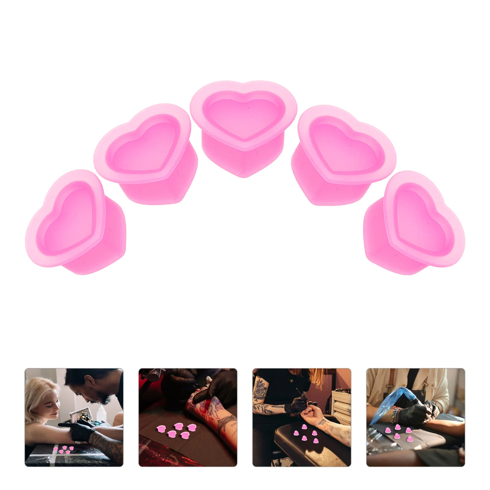 100pcs Heart Shaped Silicone Cups for Tattoo Ink Storage Containers Supplies Pigment Holder Makeup Accessories
100pcs Heart Shaped Silicone Cups for Tattoo Ink Storage Containers Supplies Pigment Holder Makeup Accessories