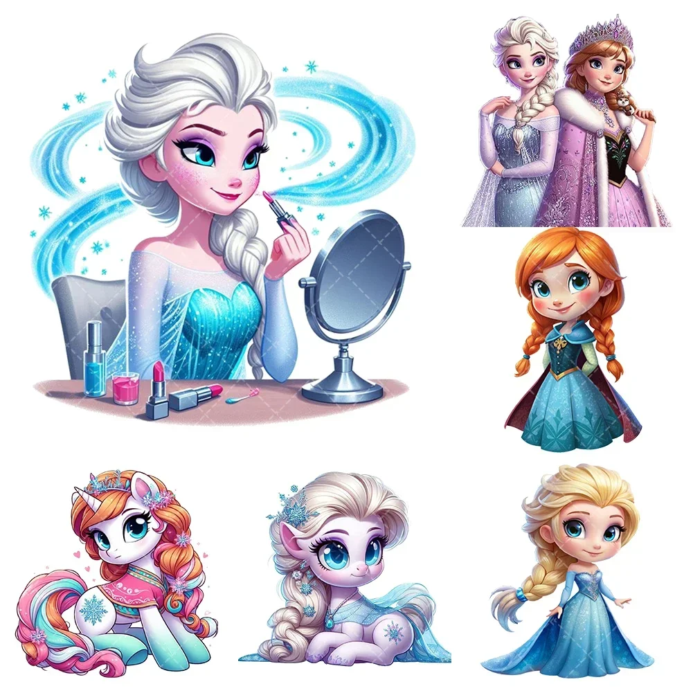 New Frozen Elsa princess Iron On Heat Transfer Stickers For Clothes DTF Pinted Vinyl Thermal Appliques Washable T-Shirt Decal
New Frozen Elsa princess Iron On Heat Transfer Stickers For Clothes DTF Pinted Vinyl Thermal Appliques Washable T-Shirt Decal