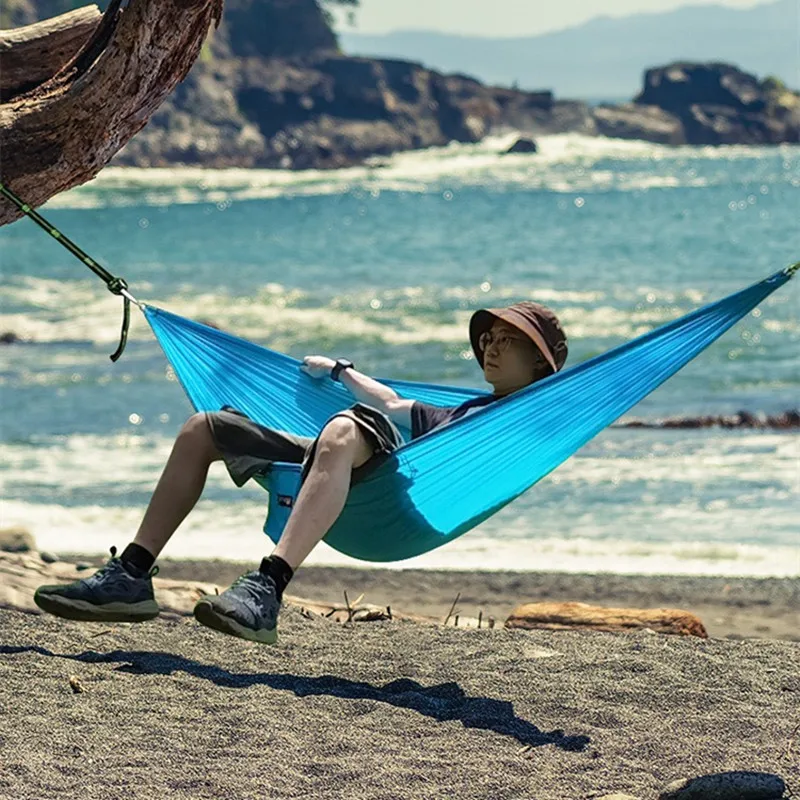 TRAVELER 20D Ultralight Nylon Camping Hammock, Single/Double for Backpacking, Bikepacking & Hiking, Compact Stuff Sack Included
TRAVELER 20D Ultralight Nylon Camping Hammock, Single/Double for Backpacking, Bikepacking & Hiking, Compact Stuff Sack Included
