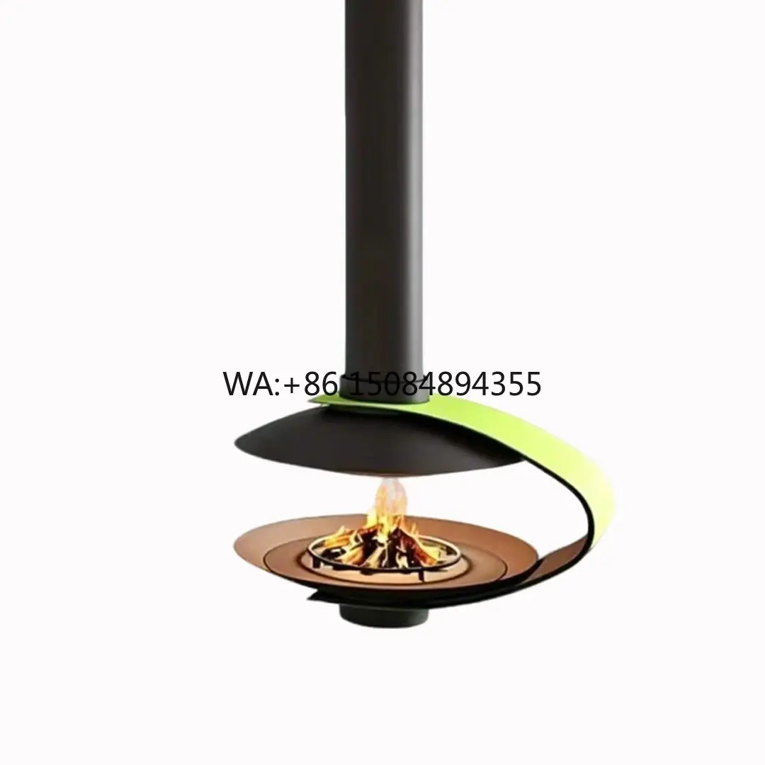 Custom Hanging Real-flame Fireplace: Wood/alcohol-fueled, Atomizing, Decorative Heater for Luxury Villas Suspended Type
Custom Hanging Real-flame Fireplace: Wood/alcohol-fueled, Atomizing, Decorative Heater for Luxury Villas Suspended Type