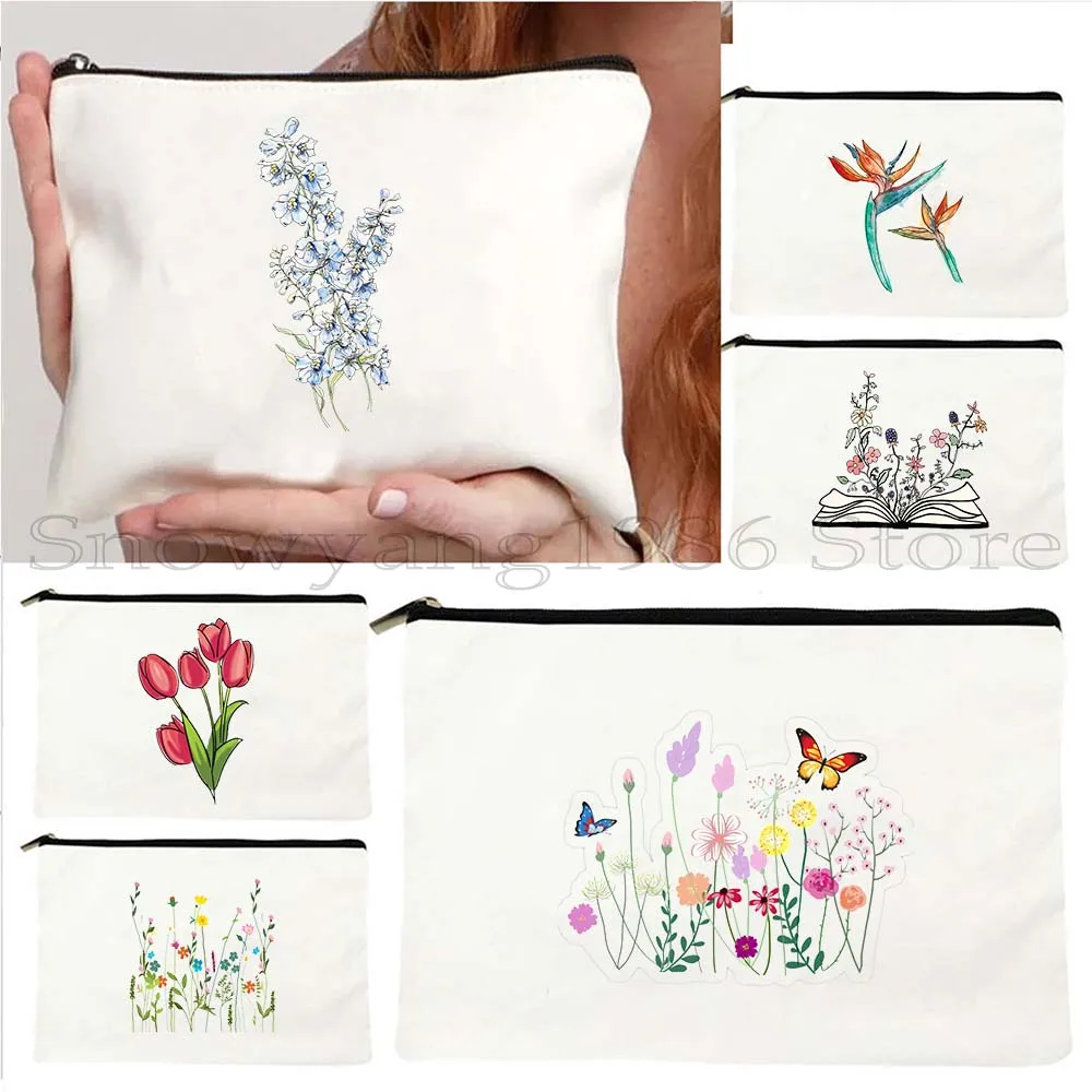 Flower Bouquet Lilac Dahlias Marigold Pansy Pink Cosmos Daisies Tulips Poppies Lisianthus Cosmetic Bag Makeup Pouch Pencil Case
Flower Bouquet Lilac Dahlias Marigold Pansy Pink Cosmos Daisies Tulips Poppies Lisianthus Cosmetic Bag Makeup Pouch Pencil Case