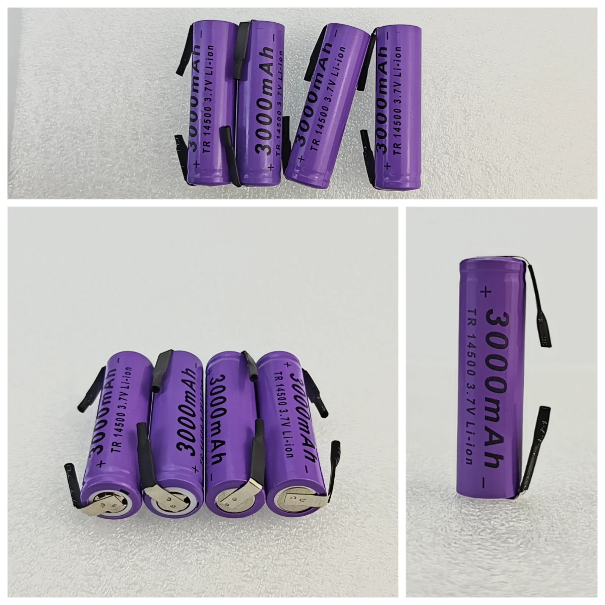 3.7V 3000mAh Rechargeable Battery with Welding Pins, for DIY Electric Razor Toothbrus Latest 14500 Lithium Battery
3.7V 3000mAh Rechargeable Battery with Welding Pins, for DIY Electric Razor Toothbrus Latest 14500 Lithium Battery