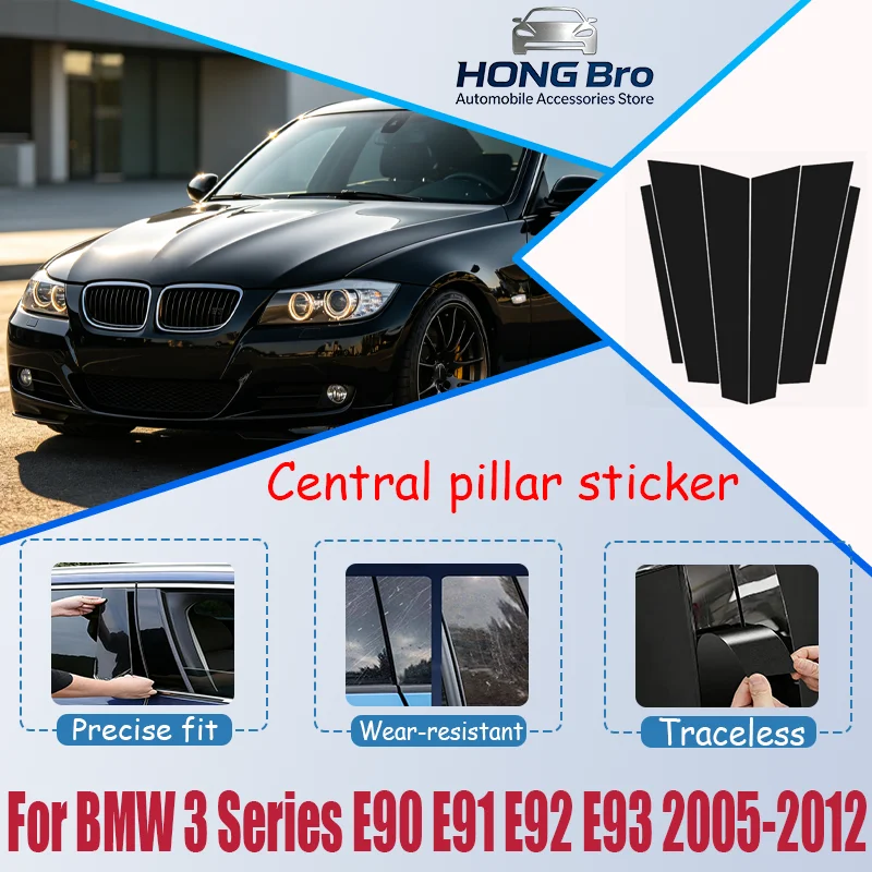 For BMW 3 Series E90 E91 E92 E93 2005-2012 2006 2007 6p Carbon Fiber Window Door Column Deal B C Pillar Post Cover Trim Sticker
For BMW 3 Series E90 E91 E92 E93 2005-2012 2006 2007 6p Carbon Fiber Window Door Column Deal B C Pillar Post Cover Trim Sticker