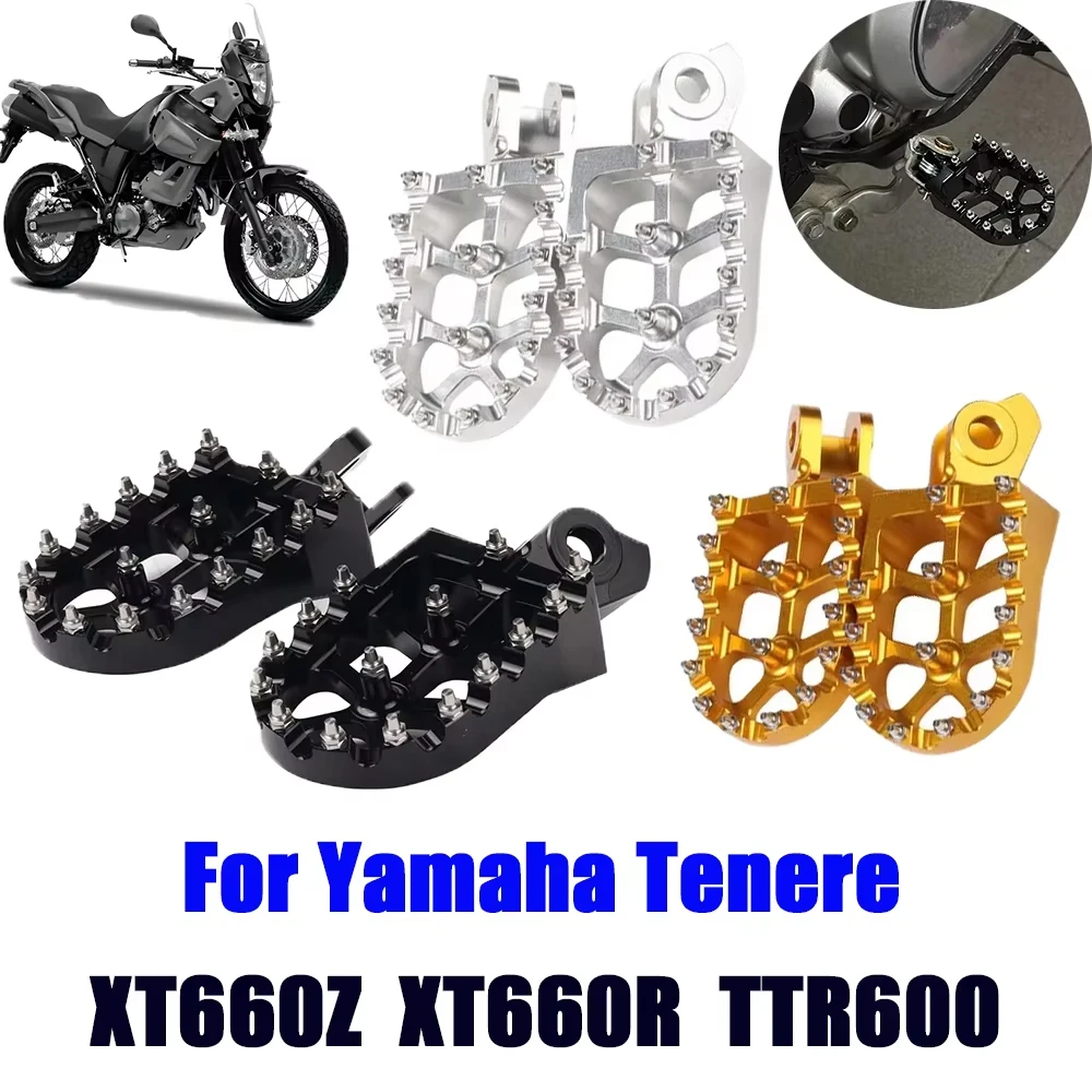 Motorcycle Accessories Footrest Footpeg Foot Pegs Pedal Anti Slip For Yamaha Tenere XT 660 Z XT 660Z XT660Z XTZ660 XT660R TTR600
Motorcycle Accessories Footrest Footpeg Foot Pegs Pedal Anti Slip For Yamaha Tenere XT 660 Z XT 660Z XT660Z XTZ660 XT660R TTR600