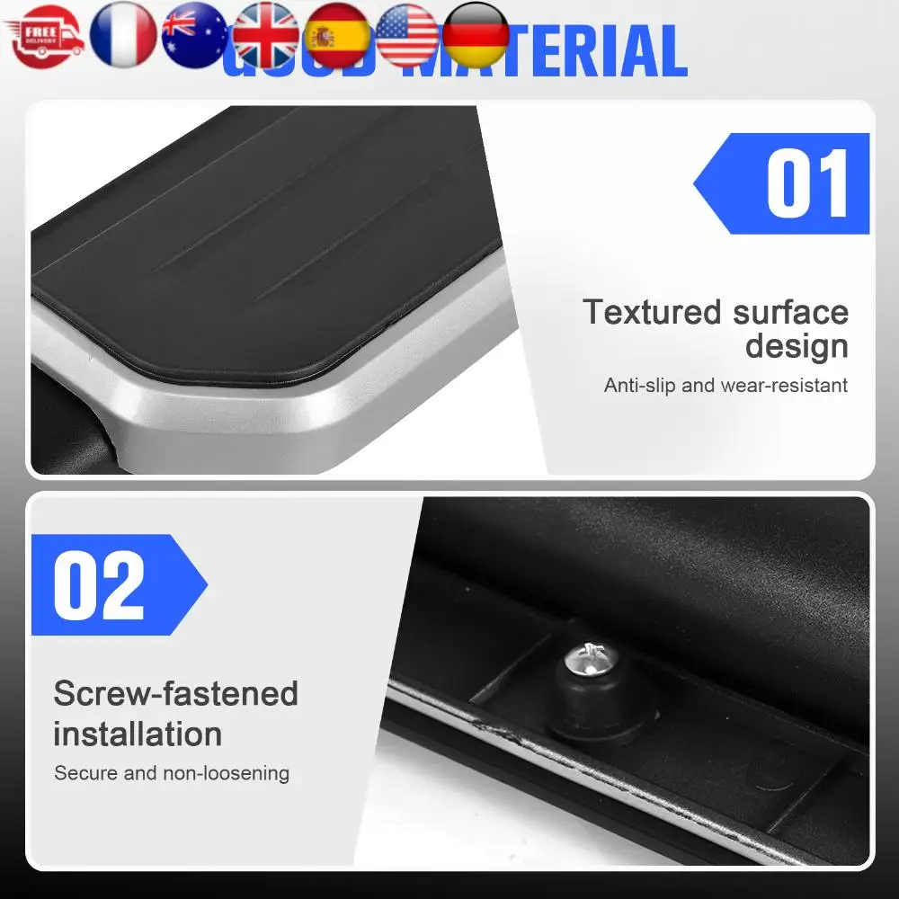 For 2020-2024 Land Rover Defender Pickup Truck Side Steps Wear Resist Side Rail Running Board High Load-Bearing Car Spare Parts
For 2020-2024 Land Rover Defender Pickup Truck Side Steps Wear Resist Side Rail Running Board High Load-Bearing Car Spare Parts