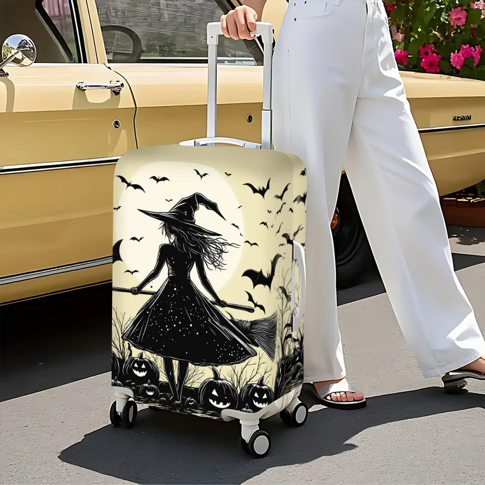 1PC Halloween-themed Witch and Pumpkin Print Luggage Cover for 18 – 32-inch luggage; dust and elastic travel accessories to effe
1PC Halloween-themed Witch and Pumpkin Print Luggage Cover for 18 – 32-inch luggage; dust and elastic travel accessories to effe