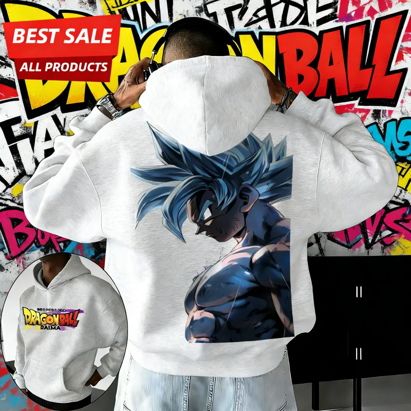 Худи Dragon Ball DAIMA осень-зима 2026 | 100% хлопковый винтажный свитшот Super Saiyan Blue Goku унисекс для фанатов DBZ в стиле Y2K
Худи Dragon Ball DAIMA осень-зима 2026 | 100% хлопковый винтажный свитшот Super Saiyan Blue Goku унисекс для фанатов DBZ в стиле Y2K