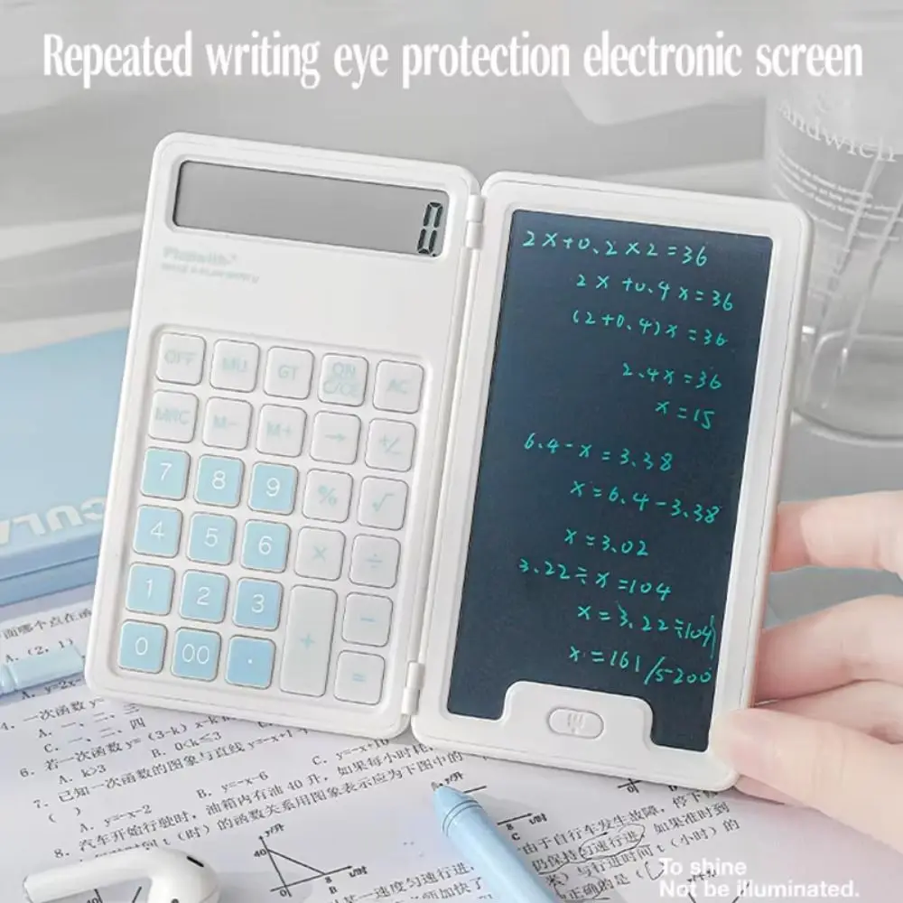 Cute Foldable Calculator Portable LCD Display Mini Finance Calculator LCD Notepad Practical Student Calculator
Cute Foldable Calculator Portable LCD Display Mini Finance Calculator LCD Notepad Practical Student Calculator