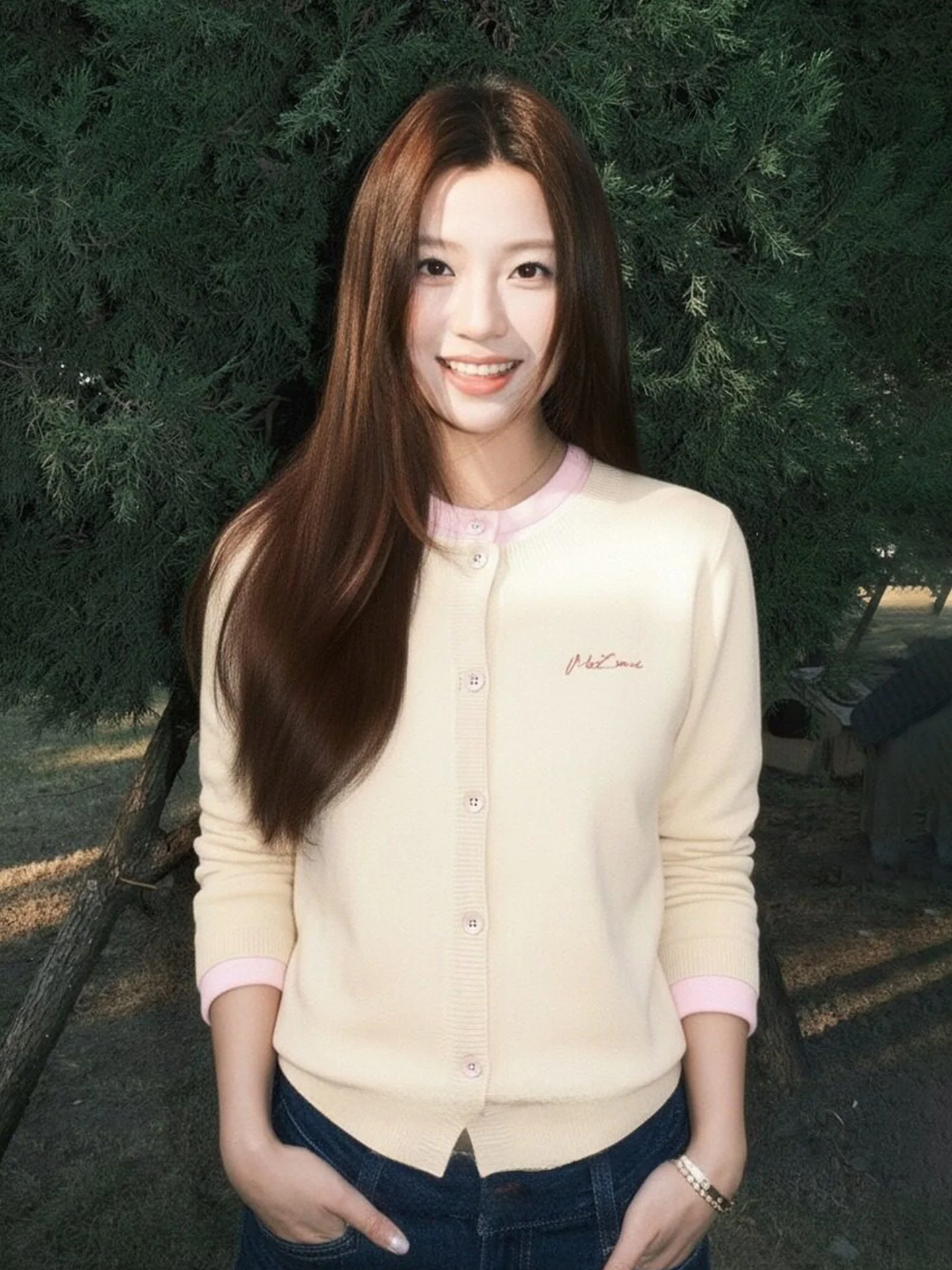 Женский вязаный кардиган Slim Fit с круглым вырезом, ранневесенний свитер в корейском стиле, модный топ с длинными рукавами в студенческом стиле
Женский вязаный кардиган Slim Fit с круглым вырезом, ранневесенний свитер в корейском стиле, модный топ с длинными рукавами в студенческом стиле