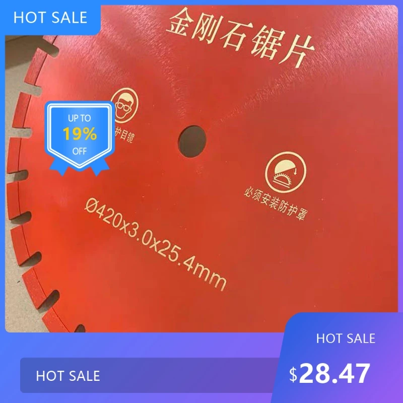 0729420mm Diamond Saw 16.54" Blade Dry Cutting Disc for Marble Concrete Porcelain Tile Granite Quartz Stone concre
0729420mm Diamond Saw 16.54" Blade Dry Cutting Disc for Marble Concrete Porcelain Tile Granite Quartz Stone concre