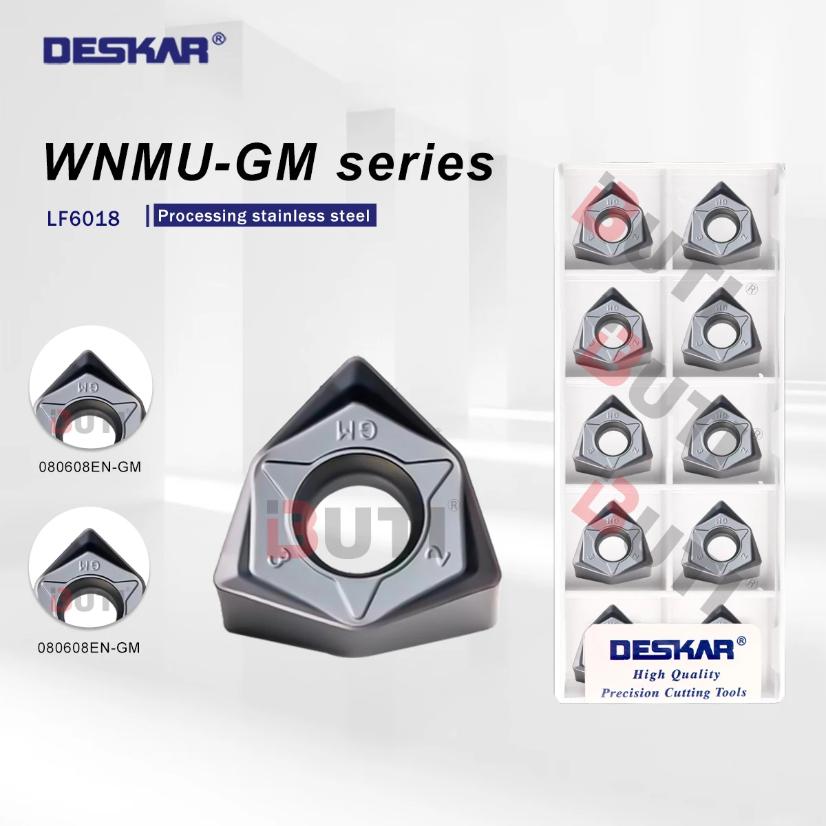 DESKAR 100% оригинальный токарный фрезерный станок серии инструментов WNMU 080608 EN-GM LF6018 Фреза для обработки материалов из нержавеющей стали
DESKAR 100% оригинальный токарный фрезерный станок серии инструментов WNMU 080608 EN-GM LF6018 Фреза для обработки материалов из нержавеющей стали