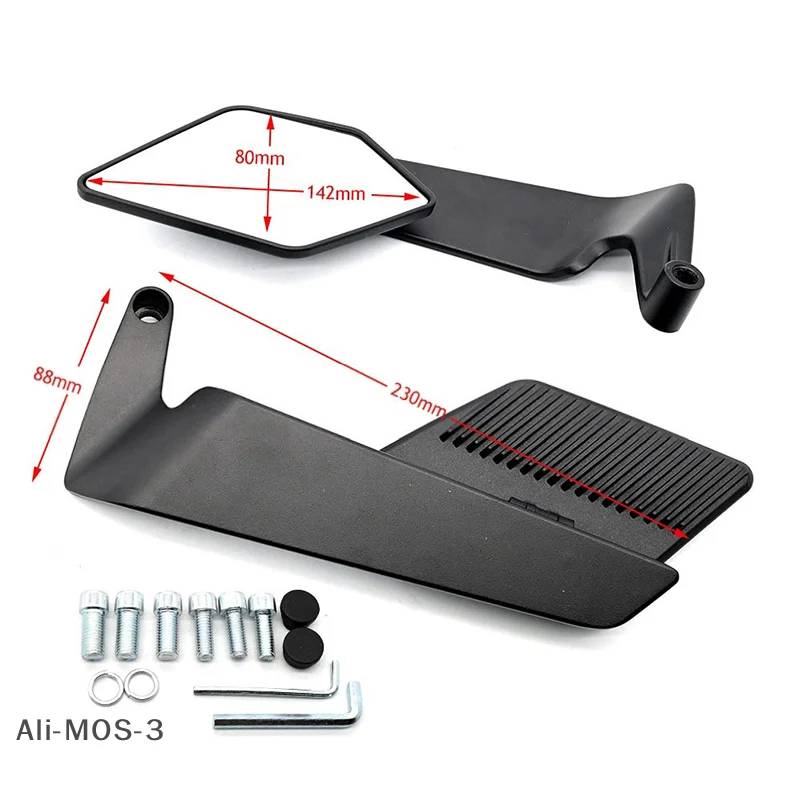 【S】Motorcycle Mirror Wind Wing Side Rearview Reversing Mirror Anti-Glare 360° Adjustable For XADV750 X-ADV750
【S】Motorcycle Mirror Wind Wing Side Rearview Reversing Mirror Anti-Glare 360° Adjustable For XADV750 X-ADV750