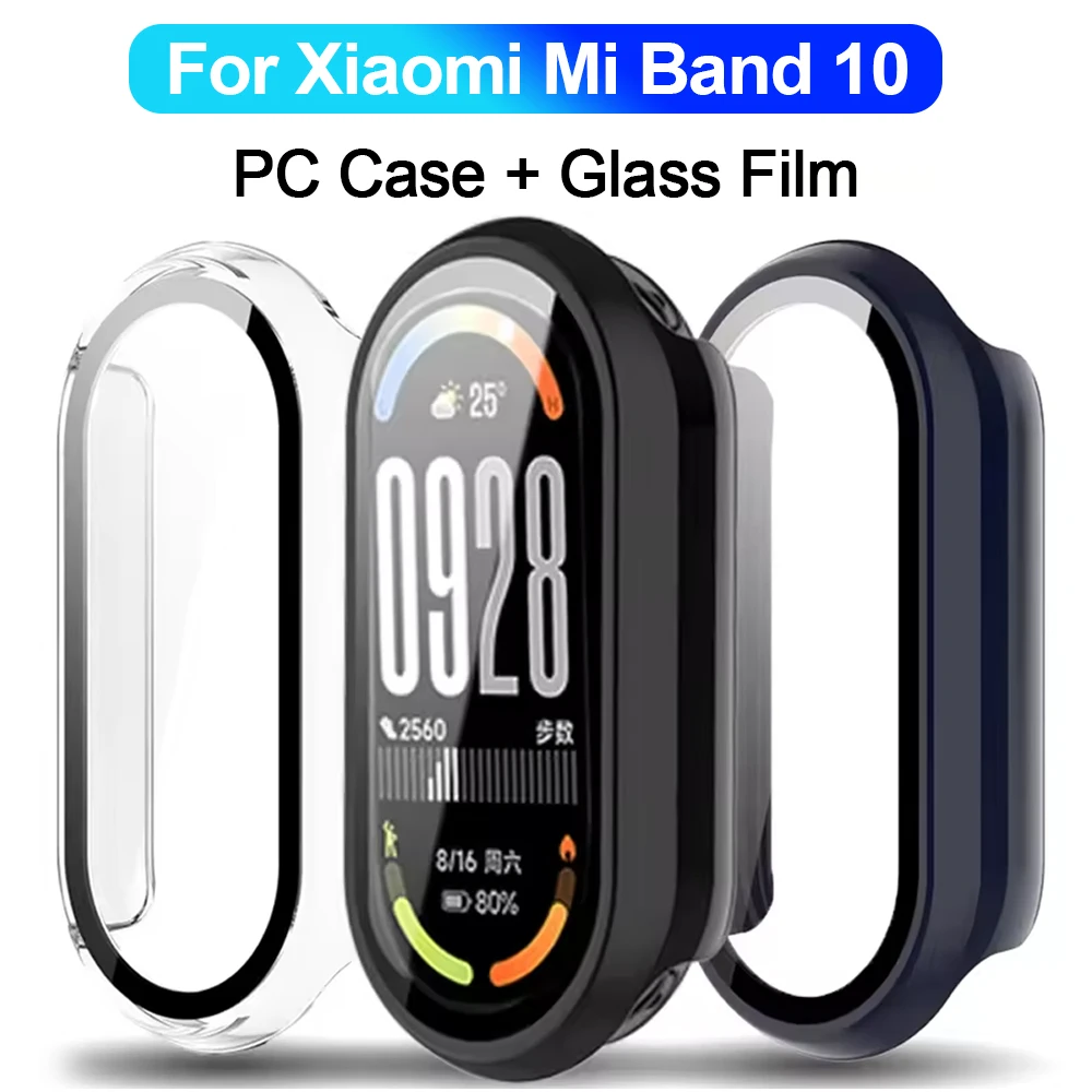 1-3 шт. чехол для ПК + стекло для Xiaomi Band 10, универсальный бампер, защита от царапин, SmartBand, защитная пленка для экрана MiBand 10
1-3 шт. чехол для ПК + стекло для Xiaomi Band 10, универсальный бампер, защита от царапин, SmartBand, защитная пленка для экрана MiBand 10