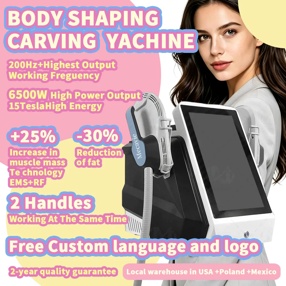 RF EMS 6500W Body Machine MECAVIE NEO Fat Burning Muscle Toning Device For Pelvic Abdomen Thighs
RF EMS 6500W Body Machine MECAVIE NEO Fat Burning Muscle Toning Device For Pelvic Abdomen Thighs