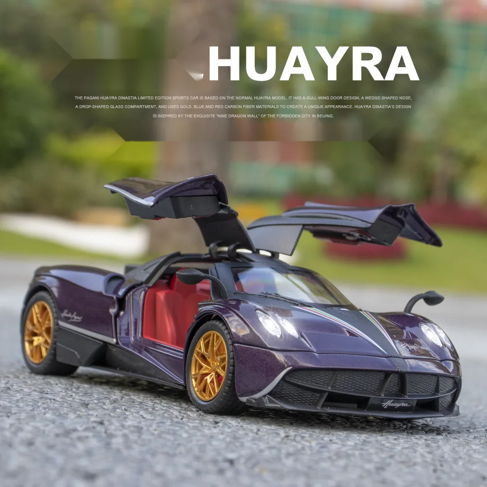 1:24 Huayra Sports Car Alloy Model Car Diecast Toy Car Simulation Toys for Favorite Festival
1:24 Huayra Sports Car Alloy Model Car Diecast Toy Car Simulation Toys for Favorite Festival