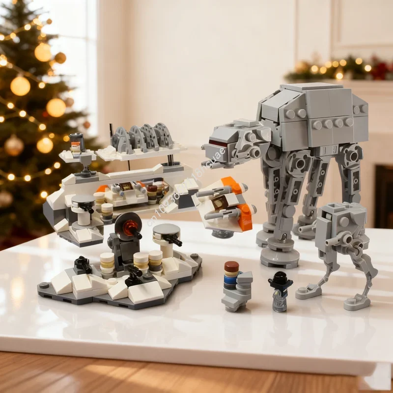 571pcs MOC Micro Assault Hoth ST Star Battle Model Building Blocks Architecture Assemble DIY Idea Festival Gift Toys Education
571pcs MOC Micro Assault Hoth ST Star Battle Model Building Blocks Architecture Assemble DIY Idea Festival Gift Toys Education