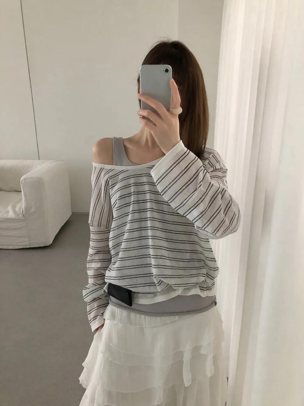 Lilian Women's Loose Fit Sun Protection Shirt Shoulder Can Be Slanted Korean Style Commute Wind Long Sleeve Breathable Summer...
Lilian Women's Loose Fit Sun Protection Shirt Shoulder Can Be Slanted Korean Style Commute Wind Long Sleeve Breathable Summer...