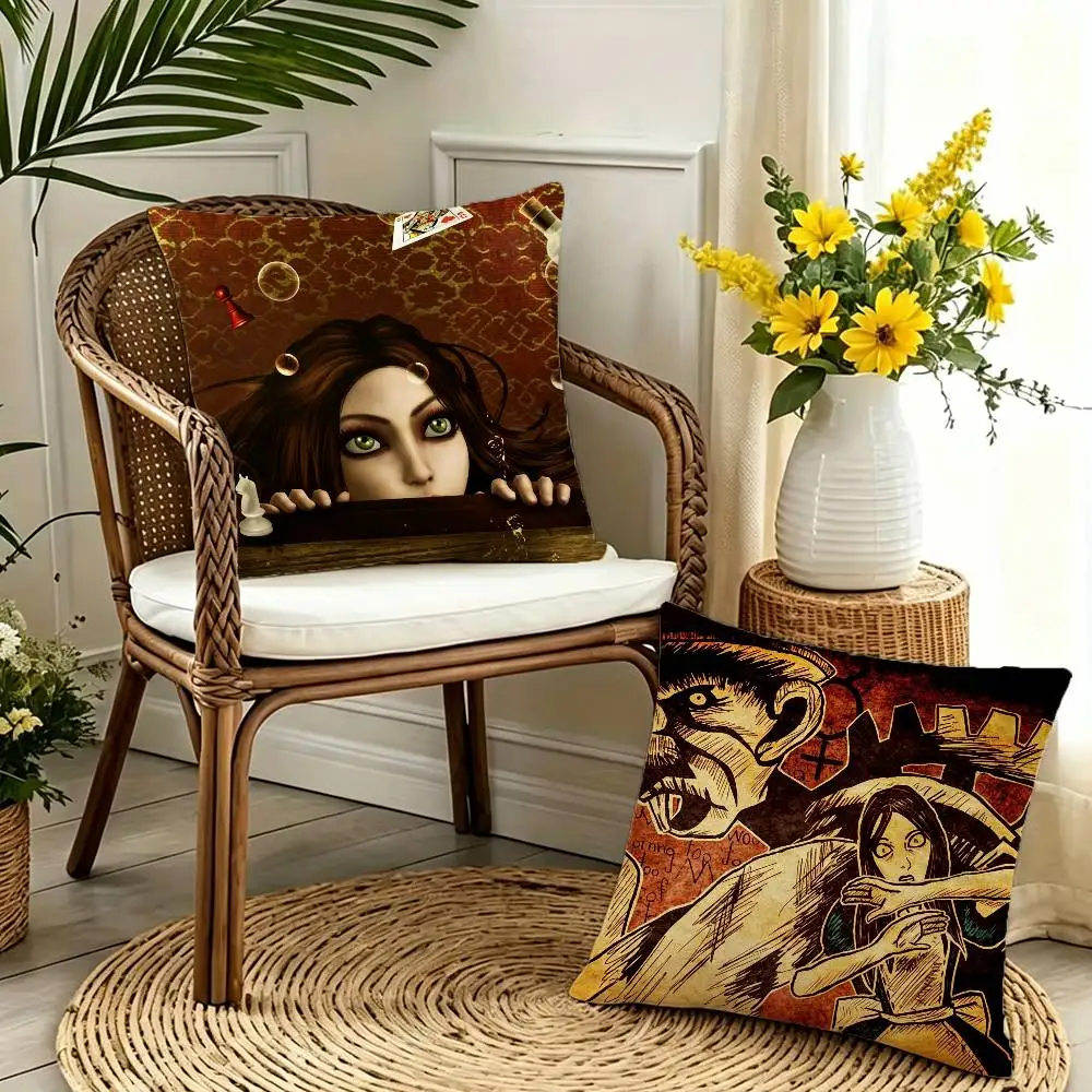 A-Alice Madness Returns-s Double-sided print Pillow Case Pattern Printed Pillowcase For Living Room Sofa Cushion Cover
A-Alice Madness Returns-s Double-sided print Pillow Case Pattern Printed Pillowcase For Living Room Sofa Cushion Cover