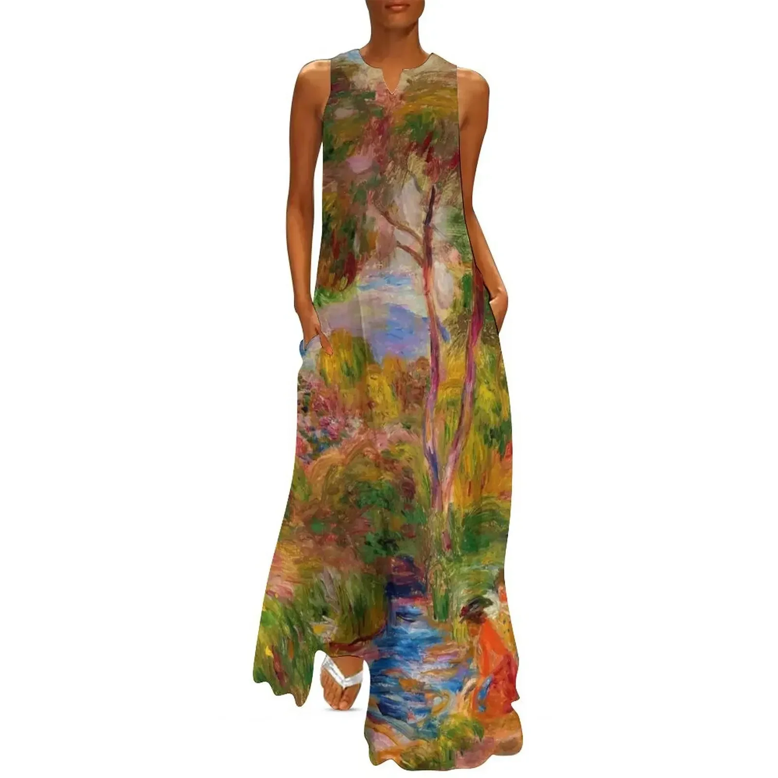Pierre-Auguste Renoir Paysage du Midi Long Dress Dresses gala dress party night birthday dresses for women Dress
Pierre-Auguste Renoir Paysage du Midi Long Dress Dresses gala dress party night birthday dresses for women Dress