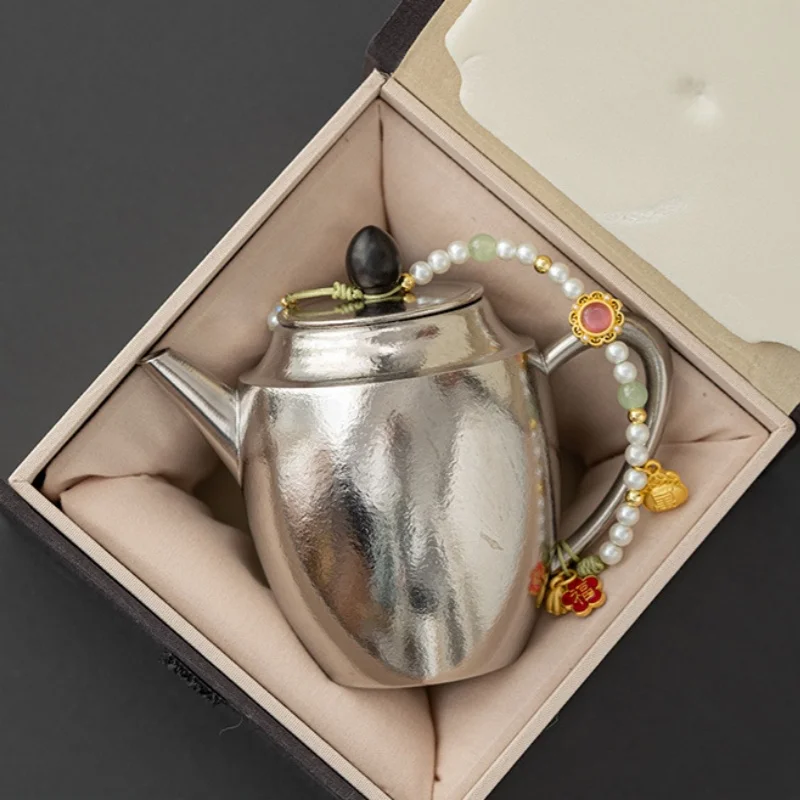 - Artisan Hand-hammered Pure Titanium Beauty Shoulder Teapot, Traditional Chinese Gongfu Tea Ware, Lightweight Heat-resistant
- Artisan Hand-hammered Pure Titanium Beauty Shoulder Teapot, Traditional Chinese Gongfu Tea Ware, Lightweight Heat-resistant