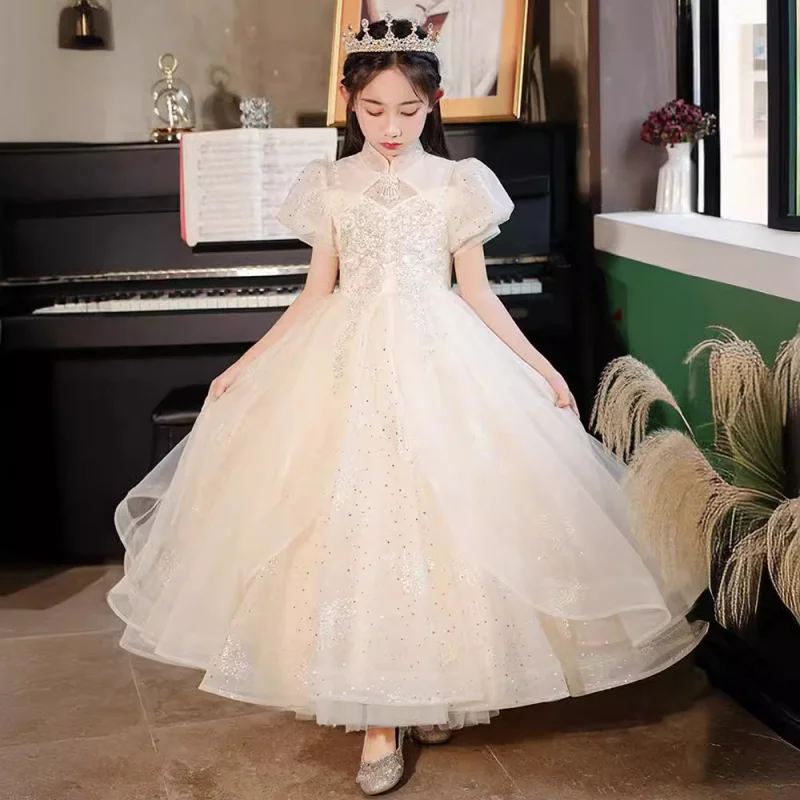 High-end Children's Formal Dress Princess Dress Light Luxury Niche Girls Birthday Party Host Piano Performance Dress
High-end Children's Formal Dress Princess Dress Light Luxury Niche Girls Birthday Party Host Piano Performance Dress