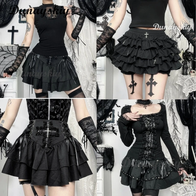 Y2k Japanese Fashion cos Black Gothic Lace Trim Long Sleeve T-Shirts Women Vintage Sexy Lace-up Square Collar Tops
Y2k Japanese Fashion cos Black Gothic Lace Trim Long Sleeve T-Shirts Women Vintage Sexy Lace-up Square Collar Tops